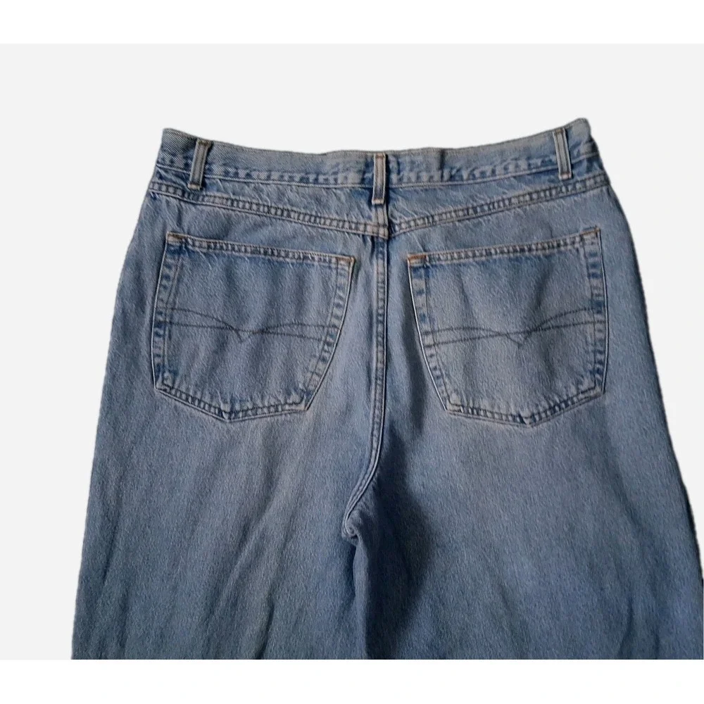 Vtg Anchor Blue Beyond Baggy Jeans Men 38 X 30 Fits 36